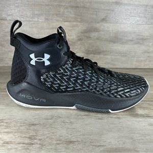 Under Armour Hovr Havoc Basketball Sneaker Black Gray Men 9 (Women 10.5)
